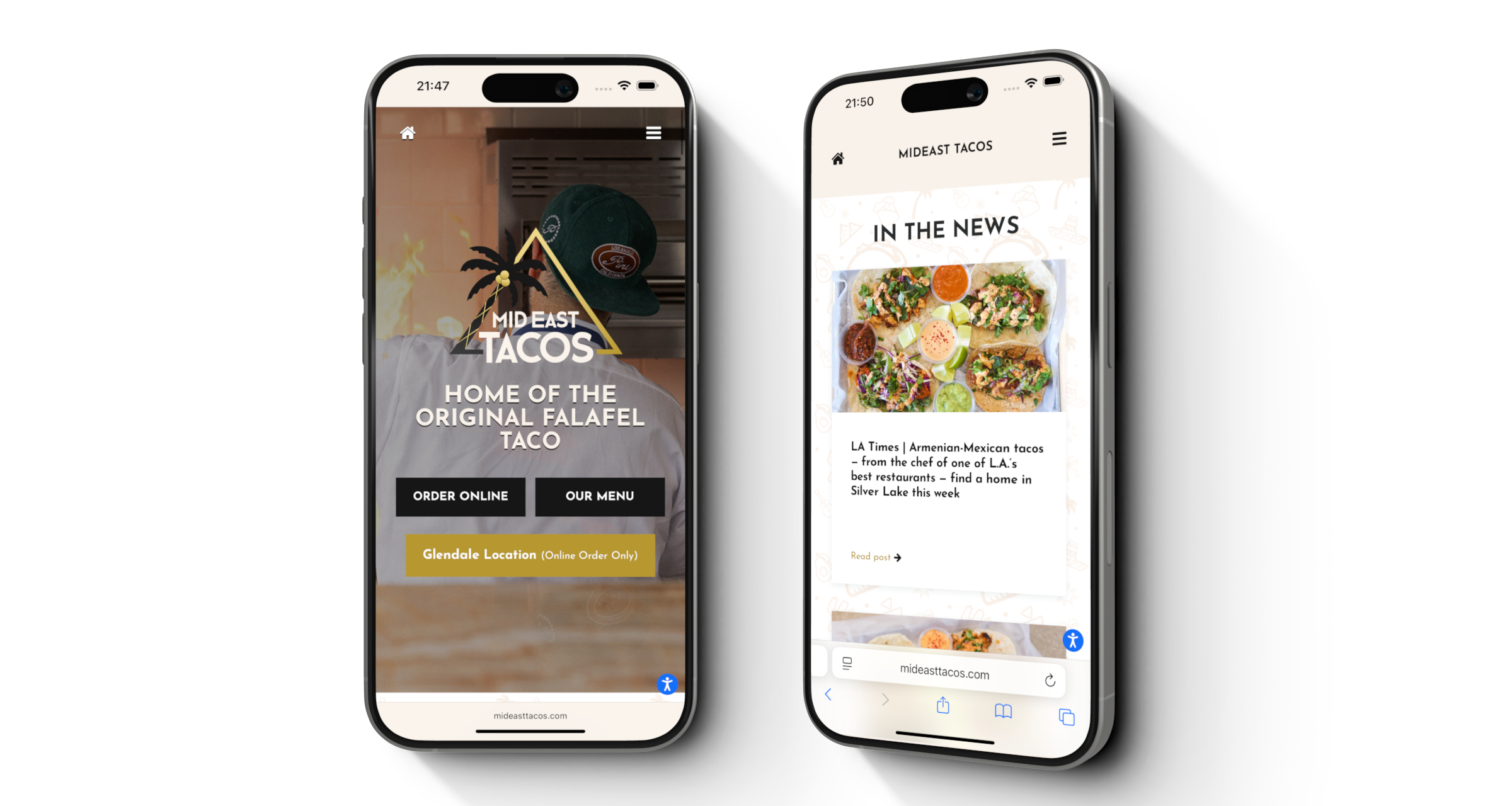 MidEast Tacos Website