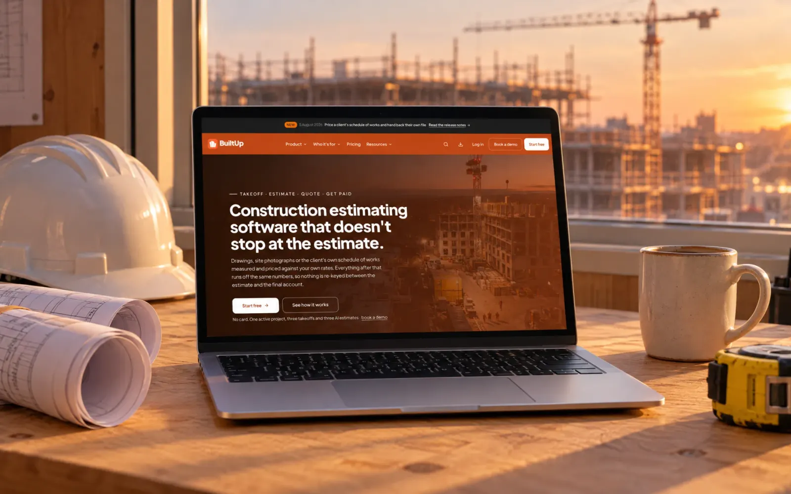 BuiltUp: The web app, iOS and Android apps, portals and marketing site, shipped monthly.